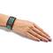 Wonderland Crafts Green & Gold Bead Artificial Leather Embroidery Bracelet Kit